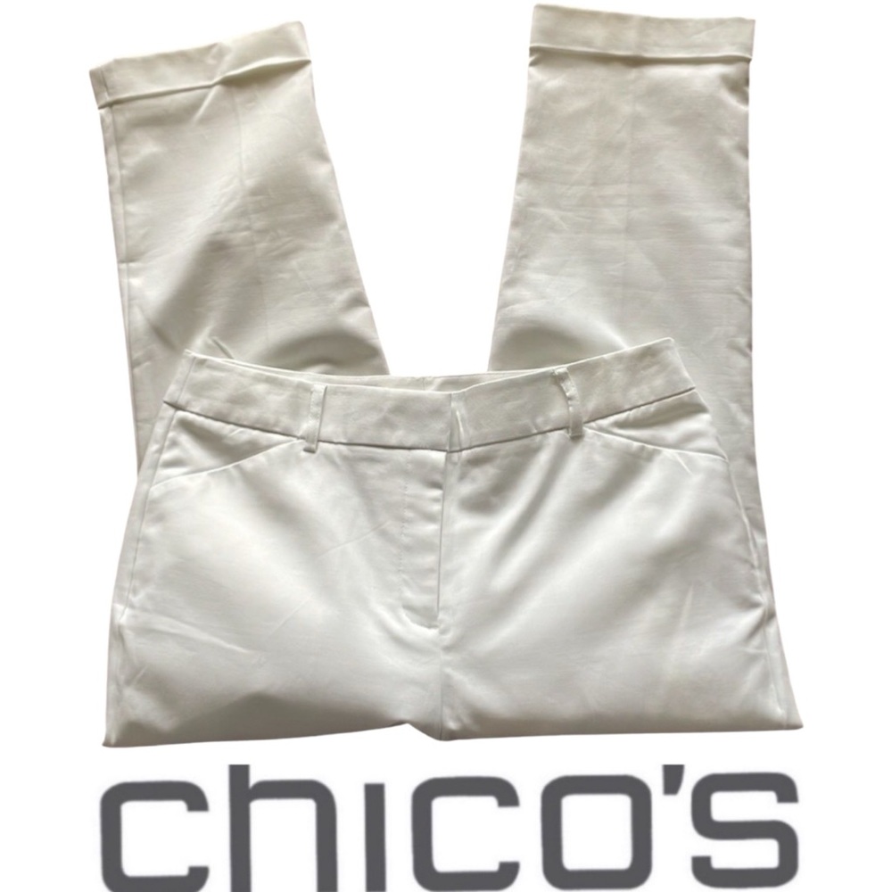 Chico's Cream Ankle Pants